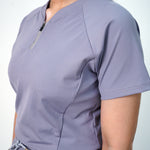 AERO Arctic Grey Zip Top Only - Women