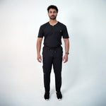 AERO Midnight Black Zip Top Full  Set - Men