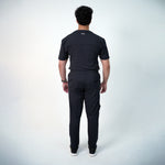 AERO Midnight Black Straight Pants Only - Men