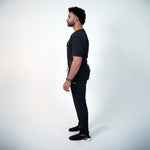 AERO Midnight Black Zip Top Full  Set - Men