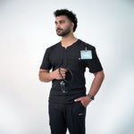 AERO Midnight Black Zip Top Full  Set - Men