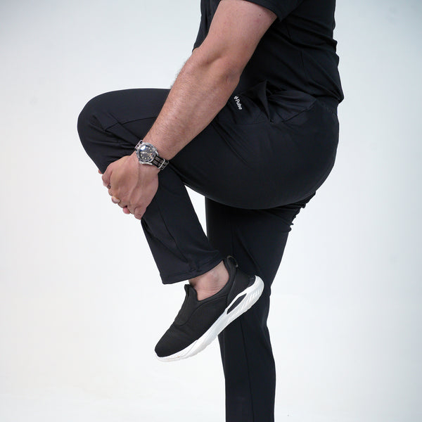 AERO Midnight Black Zip Top Full  Set - Men