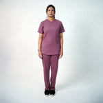 AERO Pulse Mauve V-Neck Full Set - Women
