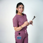 AERO Pulse Mauve V-Neck Full Set - Women