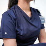 Essential Anchor Navy V-Neck Full Set - Women