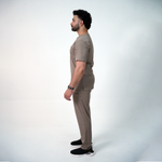 AERO Dune Camel V-Neck Top only - Men