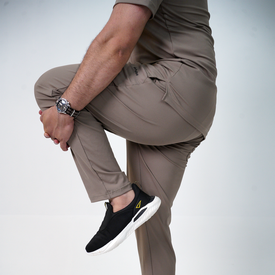 AERO Dune Camel Straight Pants only - Men