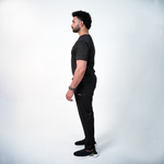 Essential Onyx Black V-Neck Full Set - Men