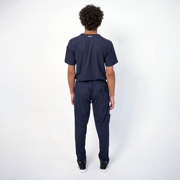 AERO Deep Navy V-Neck Full Set - Men