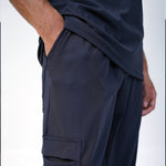 AERO Deep Navy V-Neck Full Set - Men