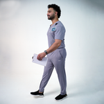 AERO Arctic Grey Straight Pants Only - Men