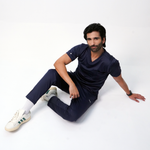 Essential Anchor Navy V-Neck Full Set - Men