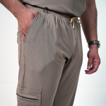 AERO Dune Camel Straight Pants only - Men