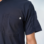 AERO Deep Navy V-Neck Top Only - Men