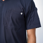 AERO Deep Navy V-Neck Top Only - Men