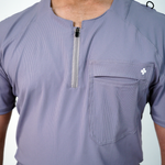 AERO Arctic Grey Zip Top Only - Men