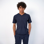 AERO Deep Navy V-Neck Top Only - Men