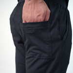 AERO Midnight Black Straight Pants Only - Men