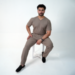 AERO Dune Camel V-Neck Top only - Men