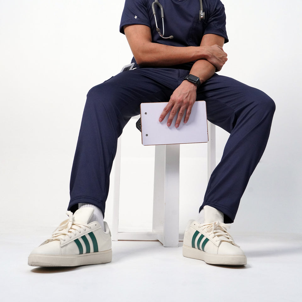Essential Anchor Navy Straight Pants Only - Men