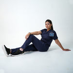 Essential Anchor Navy Straight Pants Only - Women
