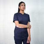 Essential Anchor Navy V-Neck Top Only - Women