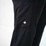 AERO Midnight Black Straight Pants Only - Women