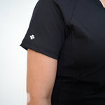 AERO Midnight Black Zip Top Only - Women