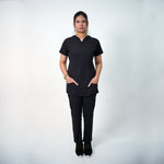 AERO Midnight Black Zip Top Only - Women