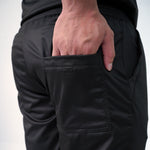 Essential Onyx Black Straight Pants Only - Men