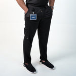 Essential Onyx Black Straight Pants Only - Men