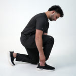 Essential Onyx Black Straight Pants Only - Men