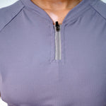 AERO Arctic Grey Zip Top Only - Women