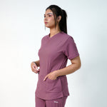 AERO Pulse Mauve V-Neck Top Only - Women