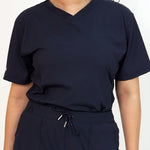 AERO Deep Navy V-Neck Full Set - Women