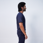 Essential Anchor Navy V-Neck Top Only - Men