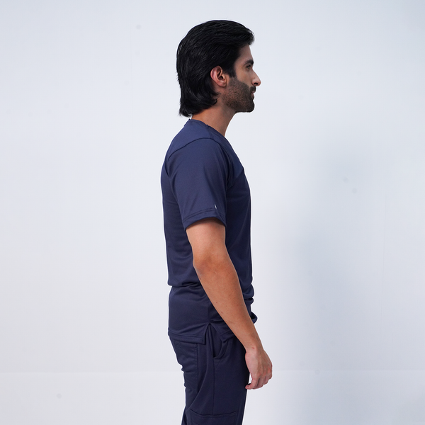 Essential Anchor Navy V-Neck Top Only - Men